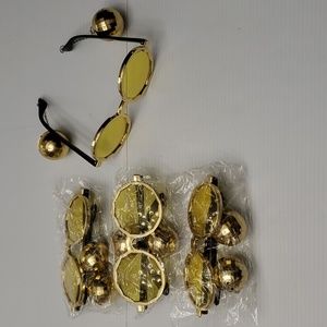 4 Prs Disco ball glasses